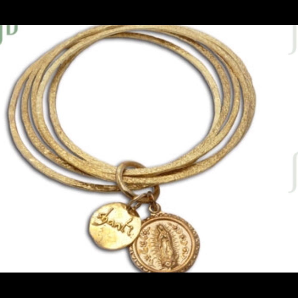 Fair Trade Shanti 5 Ring Bracelet.